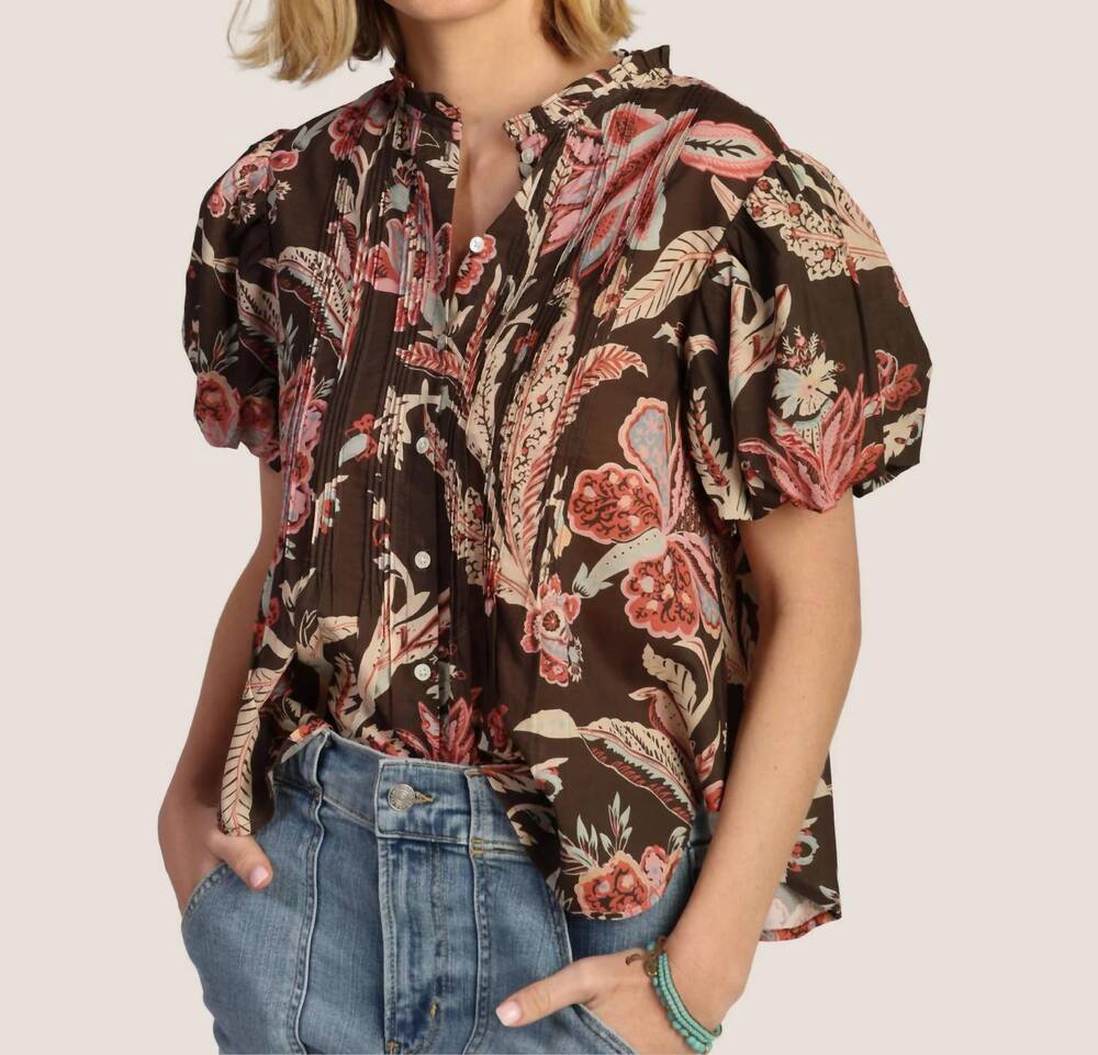 NEW DYLAN women's isabella top in multi
